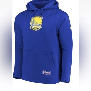 Under Armour Mens Golden State Warriors Pullover Hoodie Blue XL 1301882 402